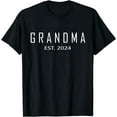 thumbnail image 1 of Grandma Est 2024 Funny First Time Grandmother Promoted T-Shirt, 1 of 4