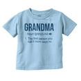 thumbnail image 1 of Grandma First Person When Mom Says No Toddler Boy Girl T Shirt Infant Toddler Brisco Brands 18M, 1 of 1