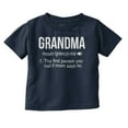 thumbnail image 1 of Grandma First Person When Mom Says No Toddler Boy Girl T Shirt Infant Toddler Brisco Brands 18M, 1 of 6