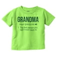 thumbnail image 1 of Grandma First Person When Mom Says No Toddler Boy Girl T Shirt Infant Toddler Brisco Brands 2T, 1 of 6
