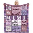 thumbnail image 1 of Grandma Gifts, Grandma Blanket 60''x 50'', Gifts for Grandma Birthday from Grandkids, Grandmother Grandma Birthday Gifts, Best Grandma Gifts, Grandma Gifts from Granddaughter Grandson, 1 of 6
