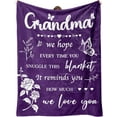 thumbnail image 1 of Grandma Gifts Blanket, Gifts for Grandma, Great Grandma Birthday Gifts - Unique Grandma Gifts to My Dear Grandma for Birthday, Christmas, Mothers Day - Grandma Throw Blanket Present 60"X 50, 1 of 1