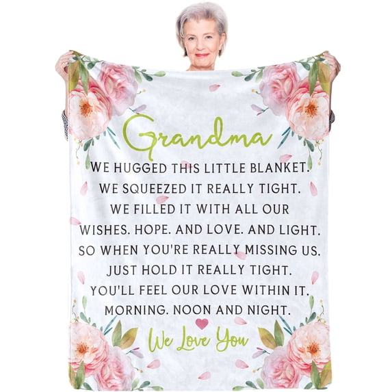 Grandma Gifts Blanket, Gifts for Grandma Throw Blanket Grandma Birthday Gifts, Great Grandma Gifts from Grandchildren, Best Grandma Gift Ideas, Birthday Gifts for Grandmother