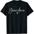 thumbnail image 1 of Grandma Gifts For Women Heart Mother's Day Grandma T-Shirt, 1 of 5