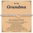 thumbnail image 1 of Grandma Gifts, Mother Daughter Gifts, Valentine's Day Mother's Day Christmas Gifts for Grandma Granddaughter Mom Daughter Bracelet, 1 of 6