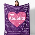 thumbnail image 1 of Grandma Gifts in Spanish, Mothers Day Birthday Gifts for Grandma, Abuela Gifts, Abuelita Blanket 50"X60", Best Grandma Gift, Regalos para Abuela, Grandmother Gifts, Grandma Gifts, 1 of 6