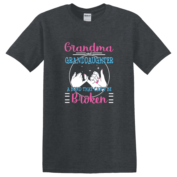 Grandma Granddaughter Family Love Graphic T-Shirt