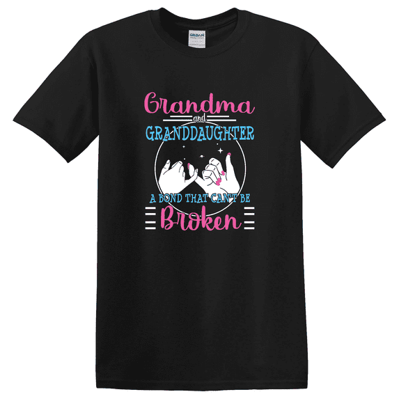 Grandma Granddaughter Family Love Graphic T-Shirt