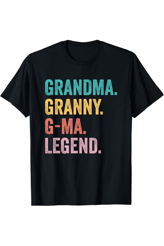 Grandma Granny G-Ma Legend Funny Grandma T-Shirt Unisex S-5XL Hot Trending Shirt, Vintage Birthday Gift