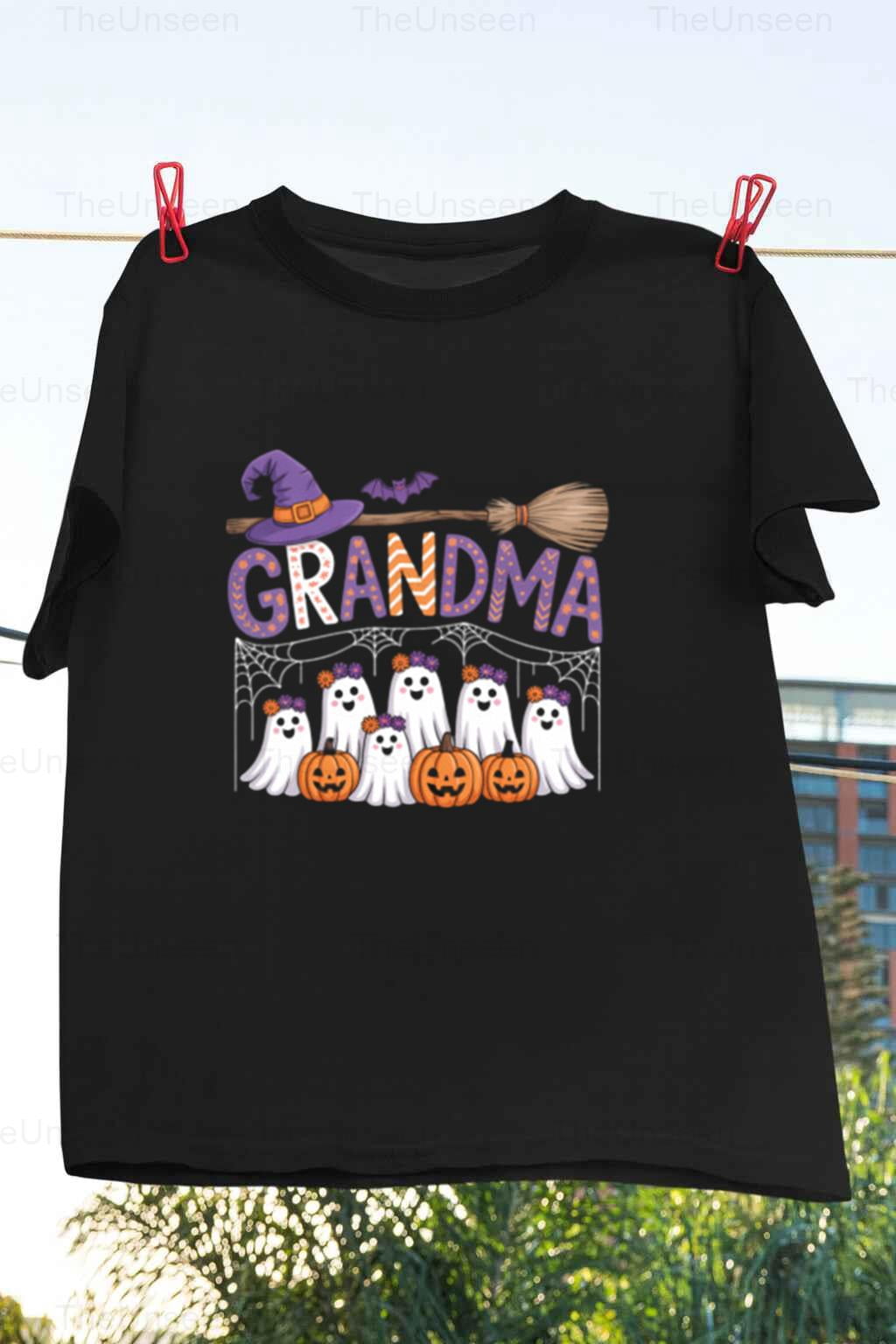 Grandma Halloween Boo Ghost Party Celebration Unisex T-Shirt.png up to ...