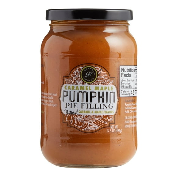 Grandma Hoerner's Caramel Maple Pumpkin Pie Filling 17.5 oz Pack of 3