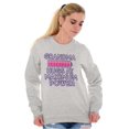 thumbnail image 1 of Grandma Hugs Cute Gigi Nana Gram Women Plus Size Crewneck Sweatshirt Brisco Brands 2X, 1 of 5