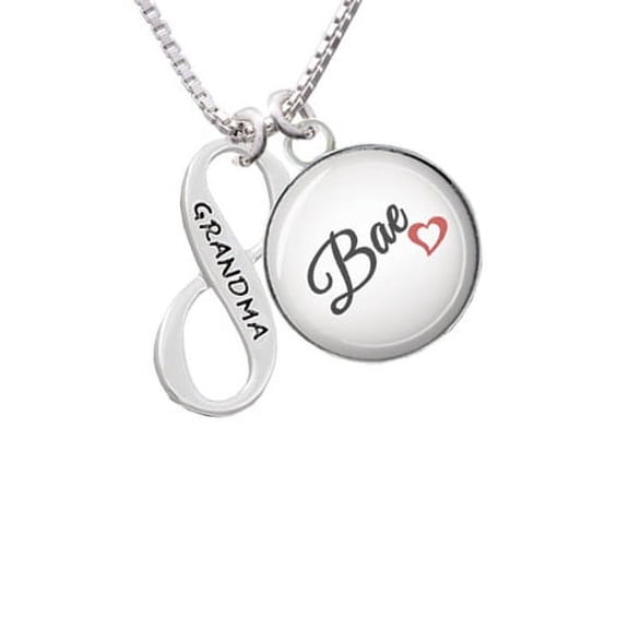 Grandma Infinity Sign - Bae Glass Dome Necklace