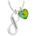 thumbnail image 1 of Grandma Infinity Sign  - Vitrail Crystal Heart Sophia Necklace, 18"+1", 1 of 2