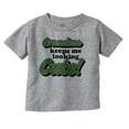 thumbnail image 1 of Grandma Keeps Me Looking Cute Funny Toddler Boy Girl T Shirt Infant Toddler Brisco Brands 3T, 1 of 6