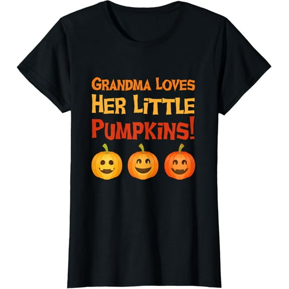 Grandma Loves Her Little Pumpkins! - Halloween T-Shirt