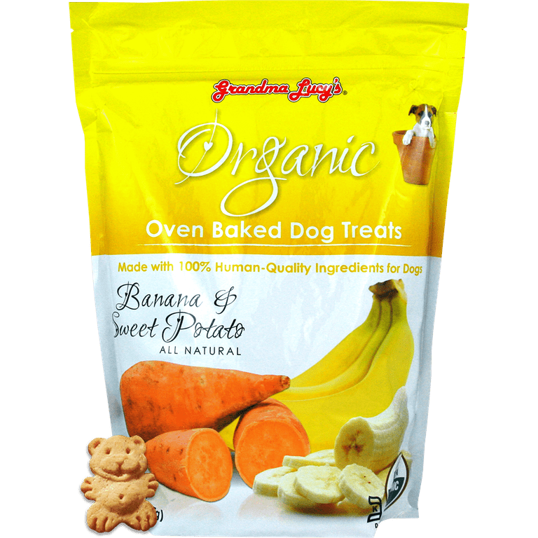 Grandma Lucy s Organic Apple Oven Baked Dog Treats 14 Oz Walmart