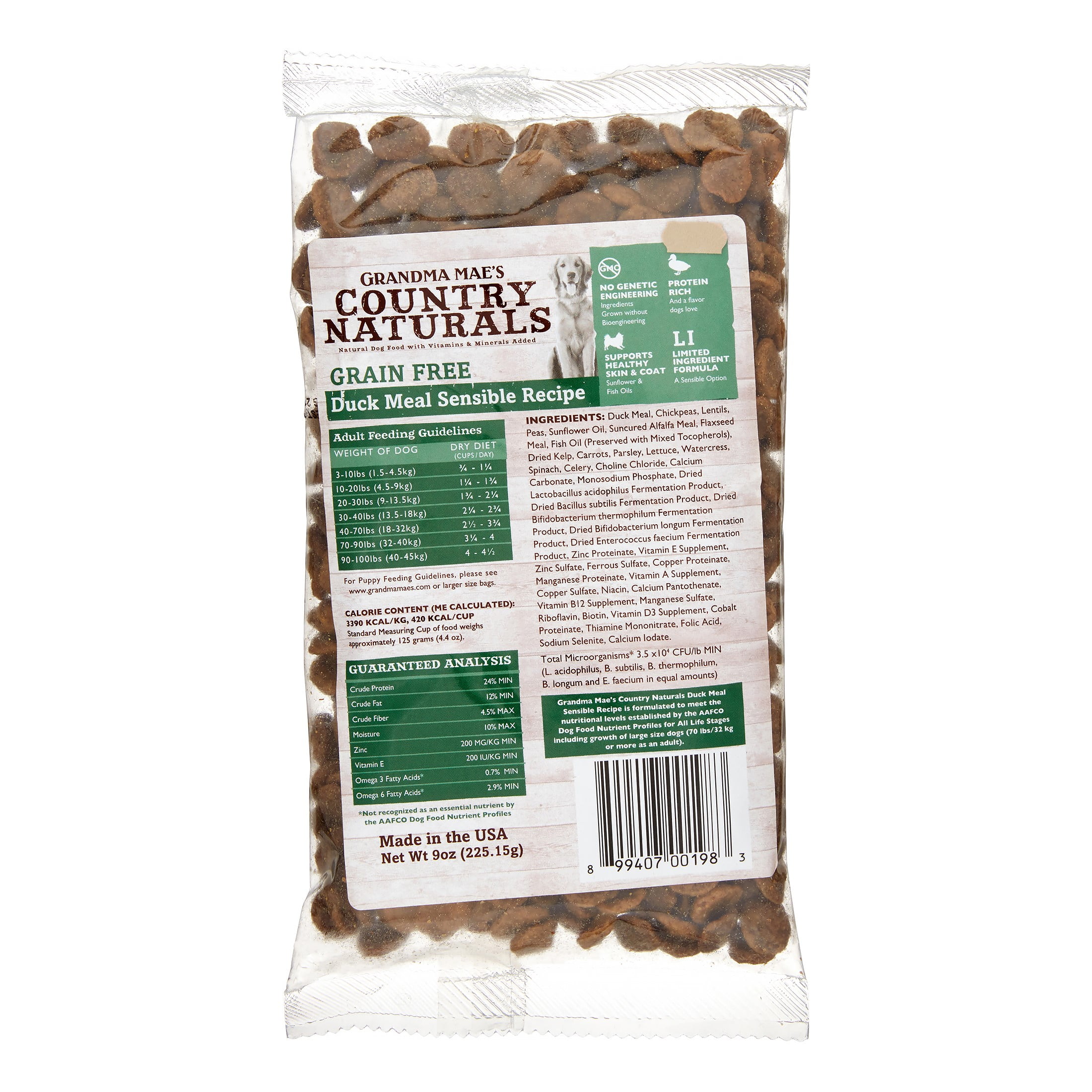 Grandma Mae's Country Naturals GrainFree Limited Ingredient Duck