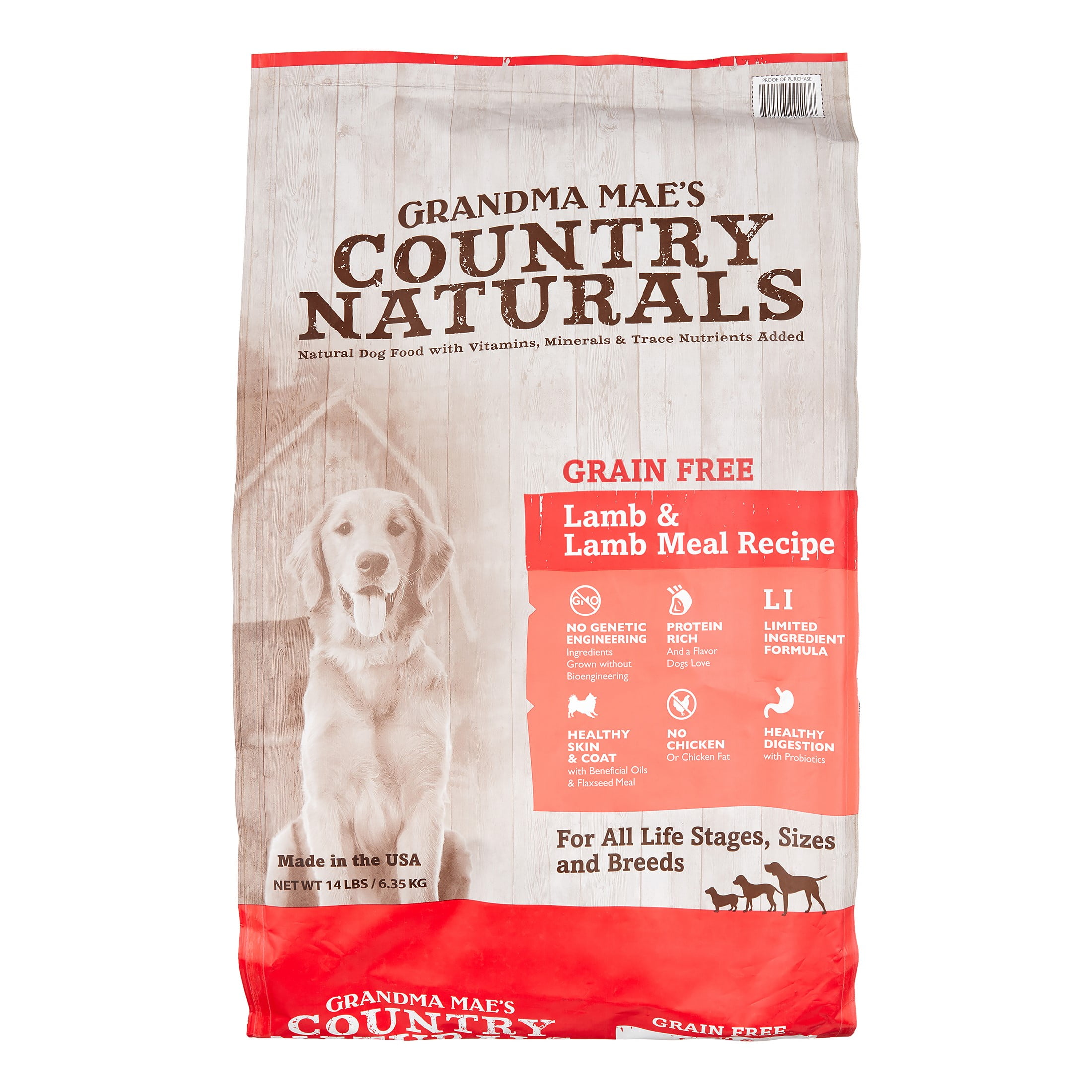 Grandma Mae's Country Naturals GrainFree Limited Ingredient Lamb