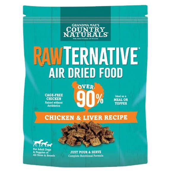Grandma Mae's Country Naturals MSF2RawTernative Air Dried Dog Food. (5OZ Chicken & Chicken Liver)