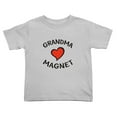 thumbnail image 1 of Grandma Magnet Funny Toddler T Shirts for Boys Girls (Gray, Youth L), 1 of 5