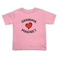 thumbnail image 1 of Grandma Magnet Funny Toddler T Shirts for Boys Girls (Pink, Youth XL), 1 of 5