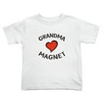 thumbnail image 1 of Grandma Magnet Funny Toddler T Shirts for Boys Girls (White, Youth XL), 1 of 5