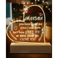 thumbnail image 1 of Grandma Mothers Day Gifts from Grandchildren, Engraved Night Light 15 * 19CM, Birthday Christmas Gifts for Grandma, Nana, Grammy, Grandmother, 1 of 6