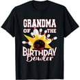 thumbnail image 1 of Grandma Of The Birthday Bowler Kid Bowling Party T-Shirt, 1 of 4