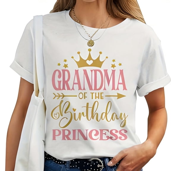 Grandma Of The Birthday For Gi - 1St Birthday Princess Wo T-S1Hirt Seseable 31