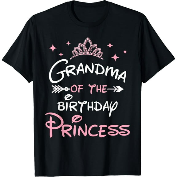 Grandma Of The Birthday Princess Toddler Kid Girl Family T-Shirt