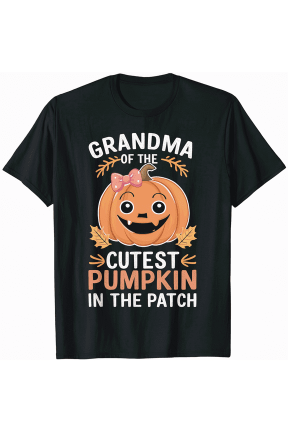 Grandma Of The Cutest Pumpkins In The Patch Halloween T-Shirt