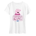 thumbnail image 1 of Grandma Pig  - Women's Short Sleeve Graphic T-shirt, 1 of 4