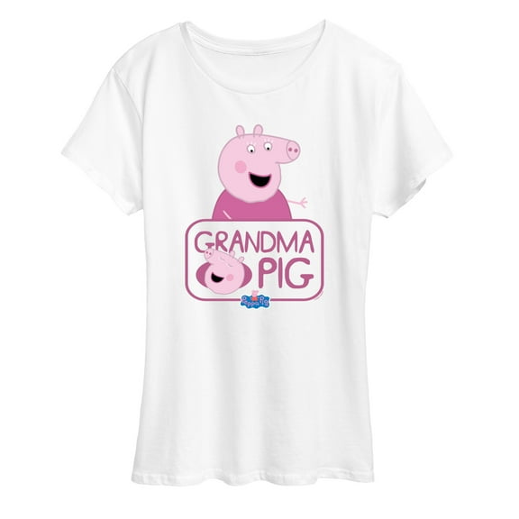 Grandma Pig  - Women's Short Sleeve Graphic T-shirt