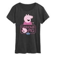 thumbnail image 1 of Grandma Pig  - Women's Short Sleeve Graphic T-shirt, 1 of 4
