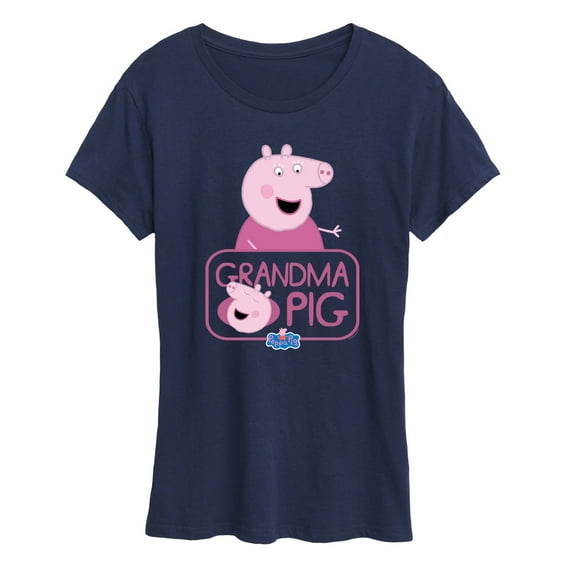 Grandma Pig  - Women's Short Sleeve Graphic T-shirt