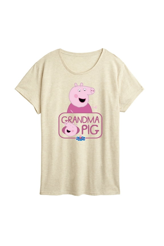 Grandma Pig - Women's Short Sleeve Graphic T-shirt