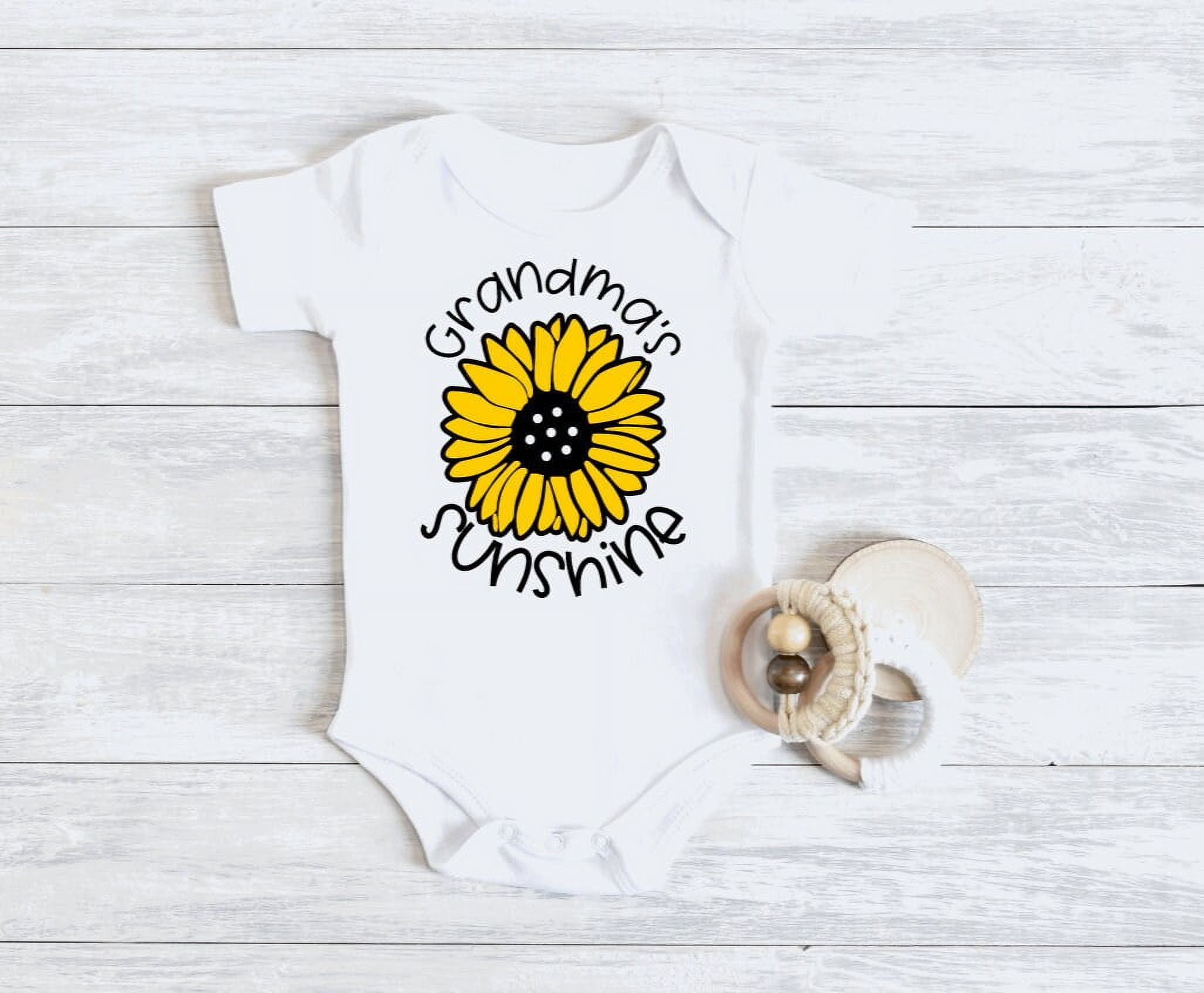 Grandma'S Sunshine Bodysuit, Grandma'S Little Ray Of Sunshine Shirt ...