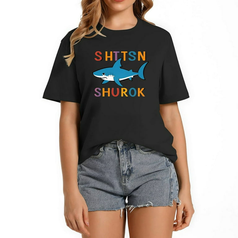 Womens Retro Vintage Grandma Shark Doo Doo Doo Shirt Christmas Gift Womens Retro Vintage Grandma Shark Doo Doo Doo Shirt Christmas Gift