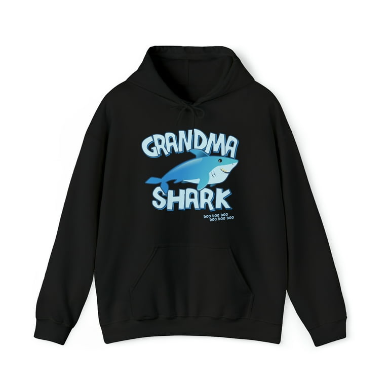 Grandma shark hoodie clearance