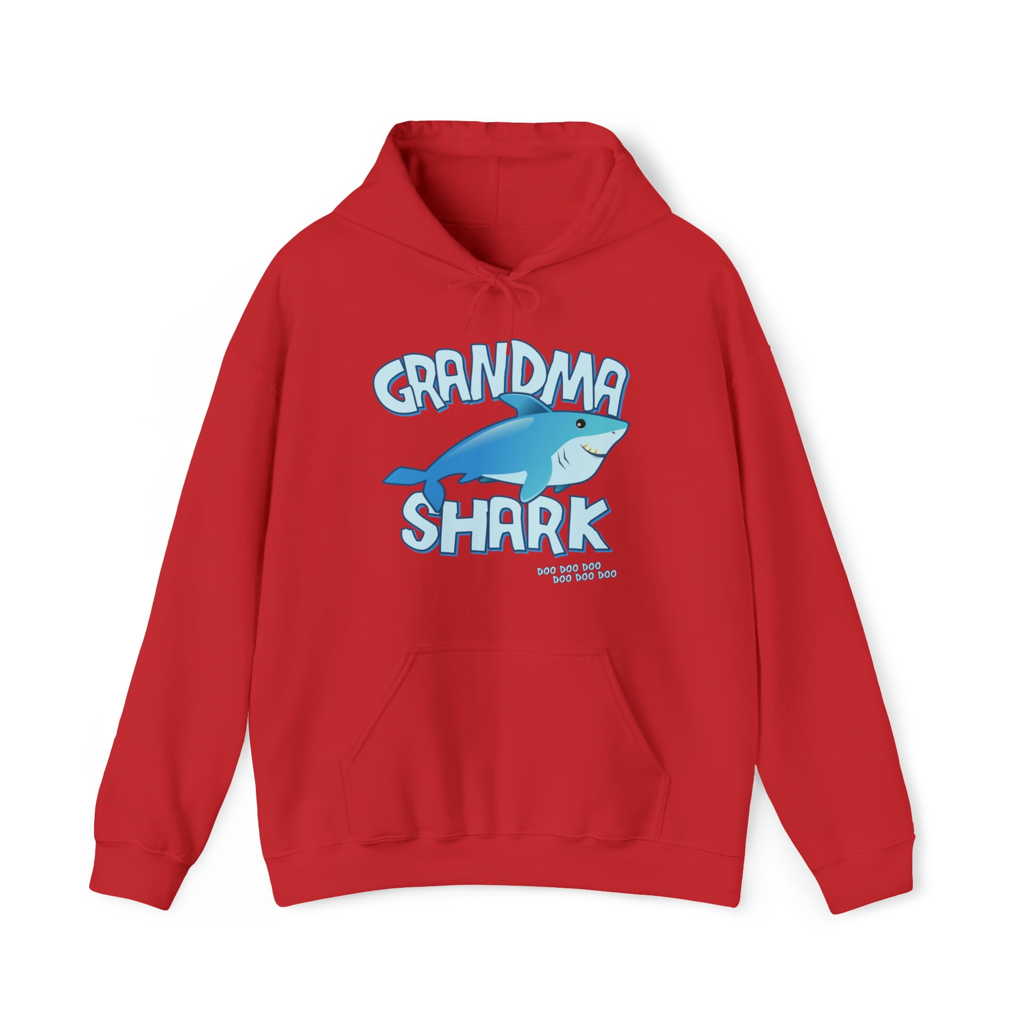 Grandma Shark Doo Doo Doo Graphic Hoodie Sweatshirt Sizes S 5XL