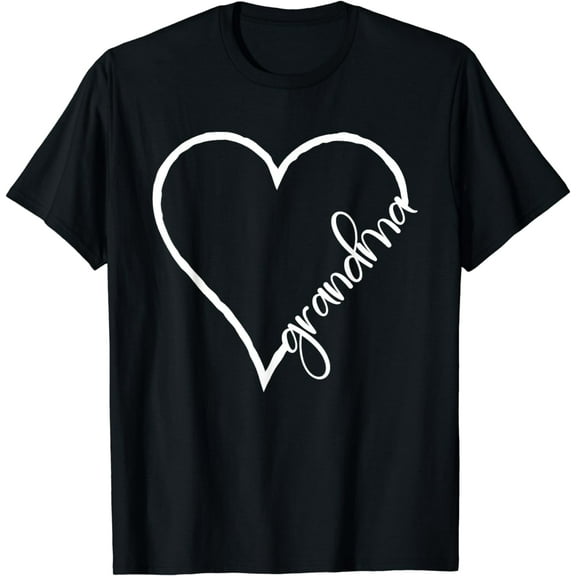 Grandma Shirt Heart Grandmother Mother's Day Granny Gifts T-Shirt