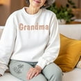 thumbnail image 1 of Grandma Sweatshirt Glitter Letter Grandma Sweater Rose Gold Grandma Tee Grandma Hoodie Winter Occasion Sweater Mothers Day Sweater New Grandma Tee, Full size S-5XL, 1 of 5