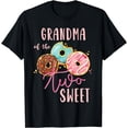 thumbnail image 1 of Grandma Sweet Two Donut Birthday Party Theme Girl T-Shirt, 1 of 4