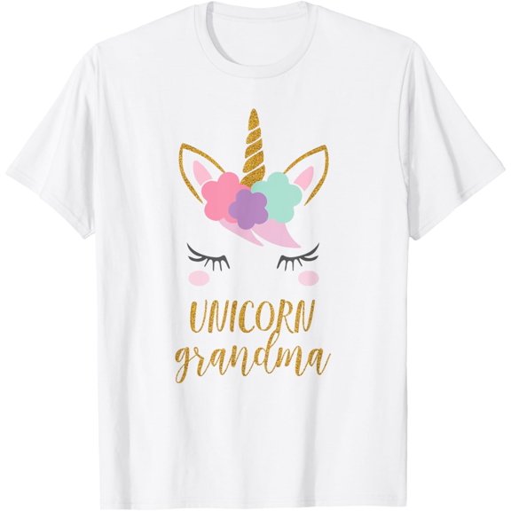 Grandma Unicorn Shirt, Cute Unicorn Grandma Gift T-Shirt