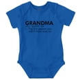 thumbnail image 1 of Grandma When Mom Says No Grandchild Romper Boys or Girls Infant Baby Brisco Brands NB, 1 of 6
