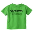 thumbnail image 1 of Grandma When Mom Says No Grandchild Toddler Boy Girl T Shirt Infant Toddler Brisco Brands 24M, 1 of 6