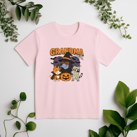 Grandma Witch Holiday Inspired Cute Family Trick Treat Outfit Unisex T-shirt, up to size 5XL