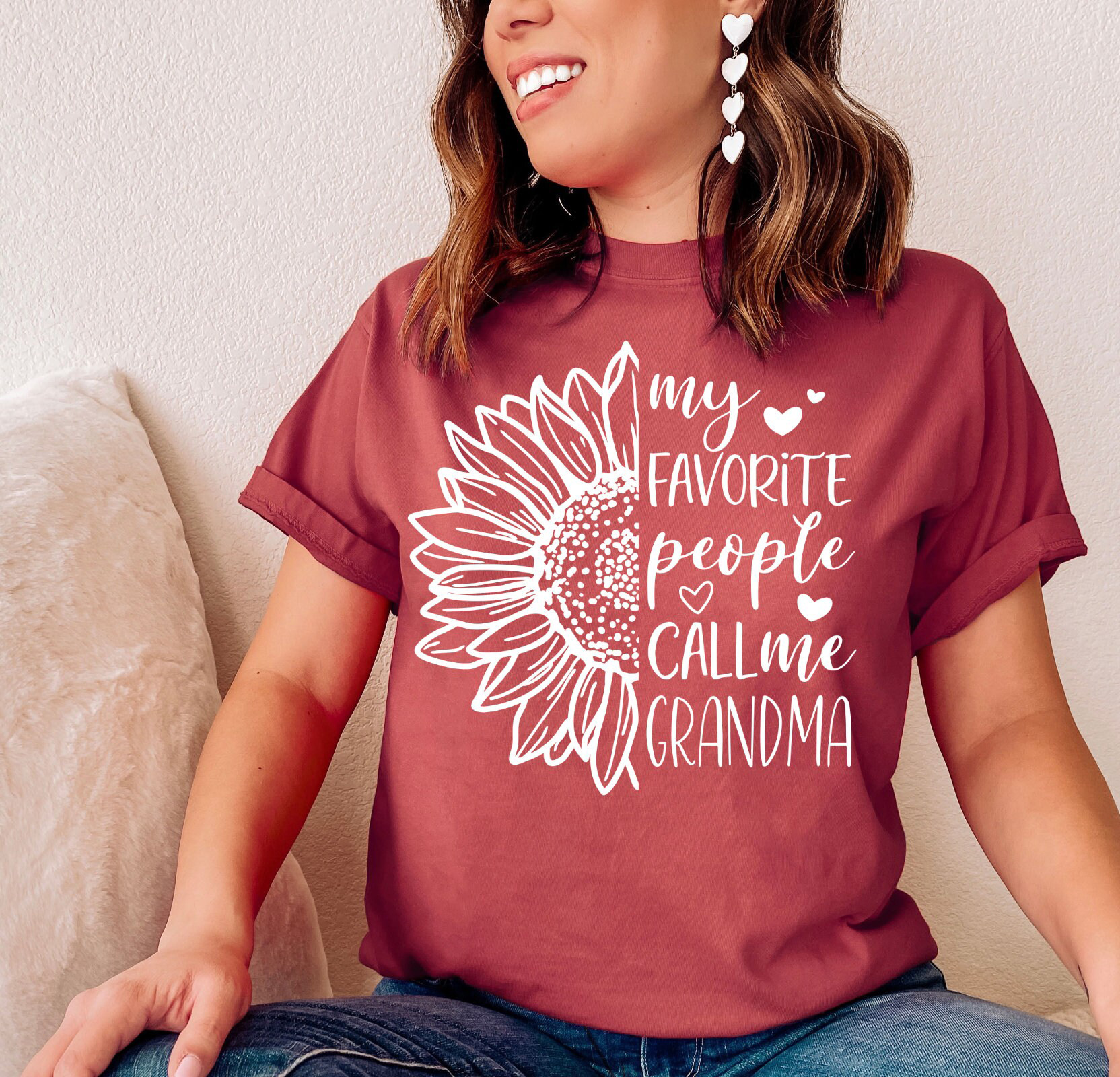 Grandma design - My favorite people call me Grandma file for Cricut ...