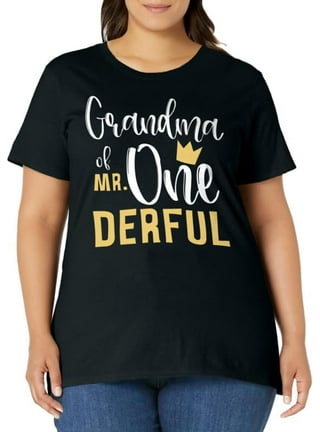  Grandpa Of Mr. Onederful Shirt Funny First Birthday grandson :  Clothing, Shoes & Jewelry